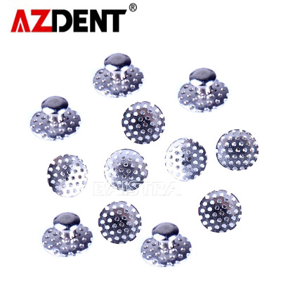 #ad 50pcs Denal Orthodontic TOMY Round Perforated Hollow Lingual Buttons with Holes