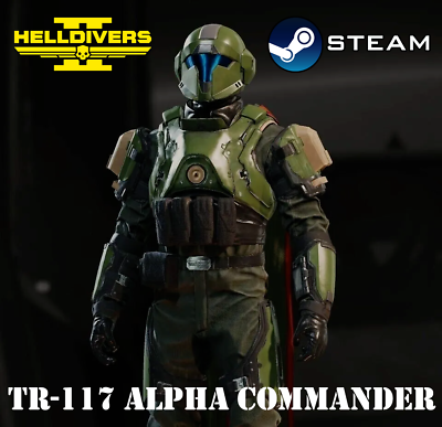 #ad HELLDIVERS 2 TR 117 Alpha Commander Outfit PC Steam INSTANT DELIVERY
