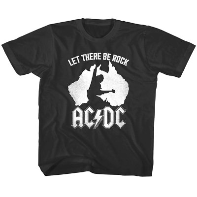#ad ACDC Australia Tour Let There Be Rock Kids T Shirt Boys Girls Baby Youth Toddler