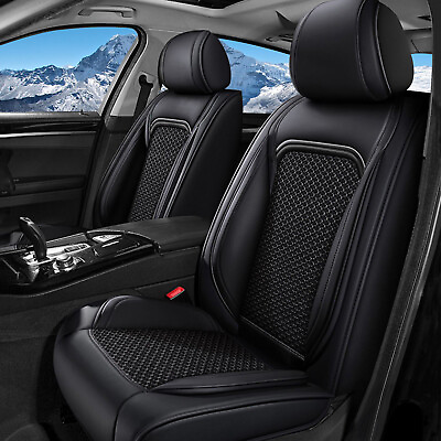 #ad For Kia Forte 2010 2023 Car 5 Seat Covers Cushion Pad PU Leather Cushion Mat