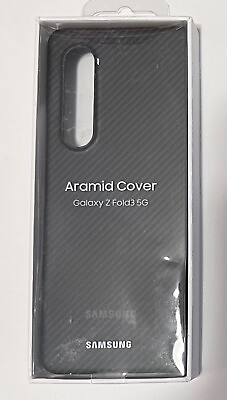 #ad New Original Samsung Official Galaxy Z Fold3 5G Aramid Cover Case Black