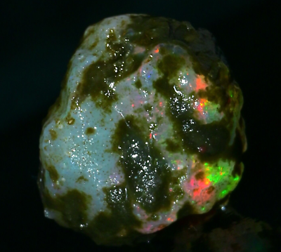 #ad Opal Rough 77.65 Carat Natural Ethiopian Opal Raw Welo Opal Gemstone Multi Fire
