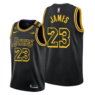 #ad Nike Los Angeles Lakers LeBron James Basketball Jersey XXL
