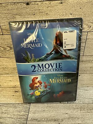 #ad Walt Disney Video The Little Mermaid 2 Movie Collection DVD 2023 1989 Versions