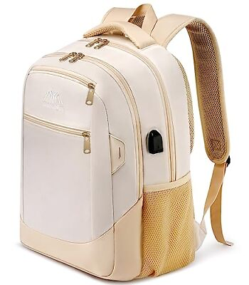 #ad Laptop Backpack Travel School Backpack Women Lightweight Slim Sports Bookbag...