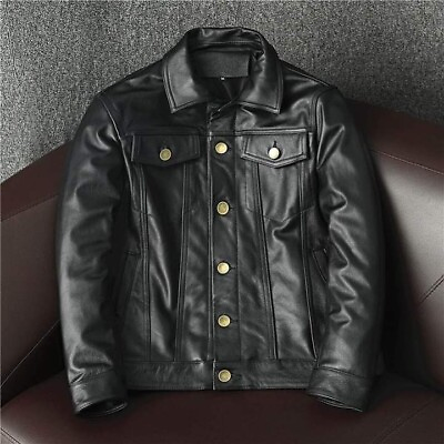#ad Brand New Pure Leather Jacket For Men For Classic Look Leather From Pakistan