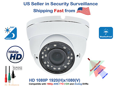 #ad 1080P Outdoor Indoor Analog AHD TVI CVI Night Vision CCTV Security Dome Camera
