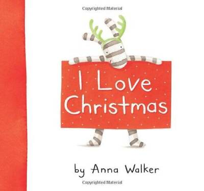 #ad I Love Christmas Hardcover By Walker Anna GOOD