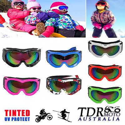 #ad Unisex Boys Girls Kids Child Anti UV Tint Lends Ski Snowboard Goggles Windproof