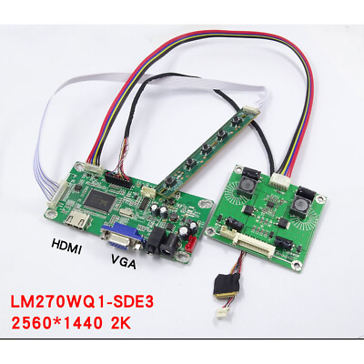 #ad For LM270WQ1 SD E3 A1312 2560*1440 EDP Controller board 27quot; LCD LED HDMI VGA
