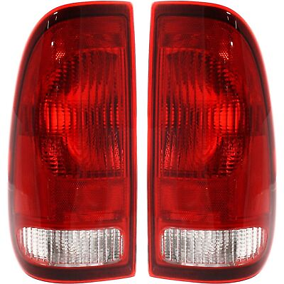 #ad Red Tail Lights Pair For 1997 2003 Ford F150 1999 2007 F250 F350 F450 LeftRight