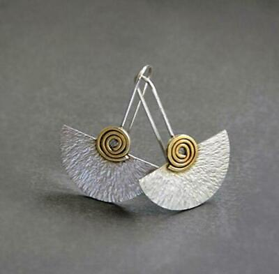 #ad 925 Silver Plated Hook Earrings Drop Dangle Women Wedding Jewelry Simulated