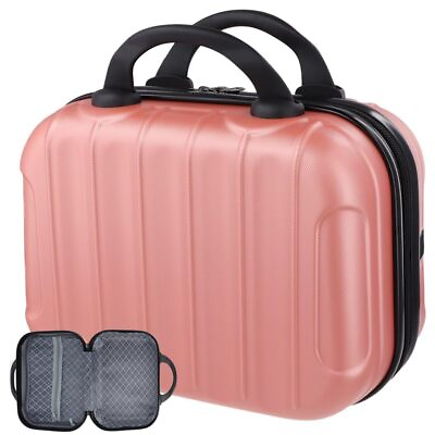 #ad Hard Shell Makeup Travel Case 13 inch Cosmetic Organizer Bag Make Up Train Ha...