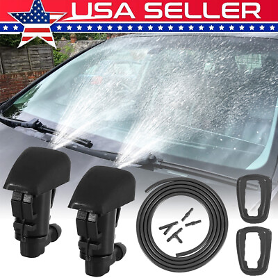 #ad For Jeep Grand Cherokee 2011 2017 Windshield Wiper Water Washer Spray Nozzle Jet