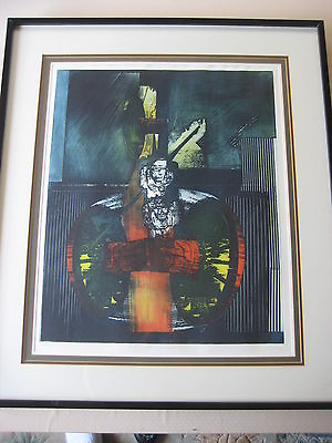 #ad Barbara S. Spitz Intaglio Etching Print The Warriors Signed Numbered amp; Framed