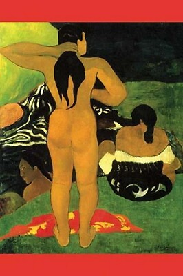 #ad #ad Tahitians on Beach by Paul Gauguin Art Print