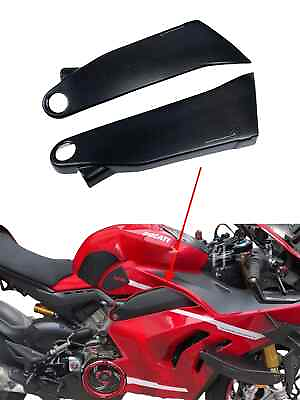 #ad Carbon Fiber Frame Side Cover Panels Guard Cowling for Ducati Panigale V4 V4S