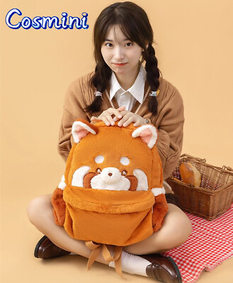 #ad Red Panda Cute Lolita Plush Backpack Shoulder Bag Handbag Anime Xmas Gift