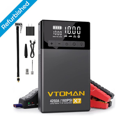 #ad VTOMAN X7 Jump Starter With Air Compressor 4250A Battery Charger Emergency