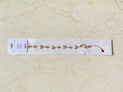 #ad Women Gold bracelet Pearl Jewellery Bracelets Women#x27;s Wedding Bride Prom Gift