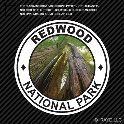 #ad Redwood National Park Sticker Die Cut Vinyl camp travel rv california ca