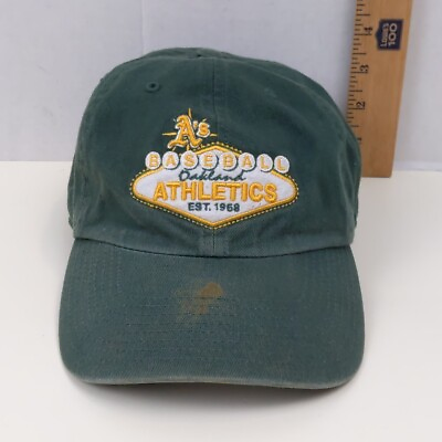 #ad Oakland A#x27;s Baseball Hats Green Athletics MLB Royal Flush Las Vegas Adjustable