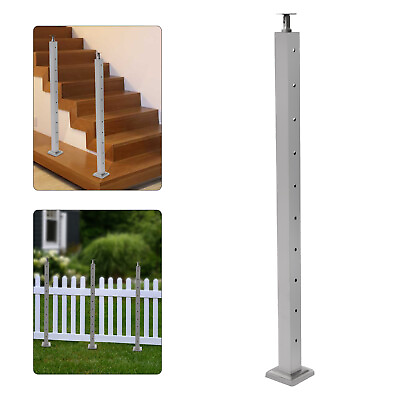 #ad 42inch Modern Cable Railing Post 0 90 Adjustable Outdoor Deck Handrail Railing