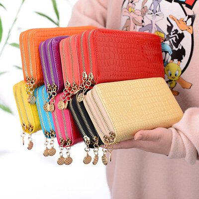 Leather Wallet Card Holder Phone Case Purse Handbag Clutch Wristlet for Women US