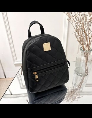#ad Luxury Mini Leather Backpack For Women