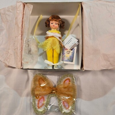 #ad Yellow Butterfly Princess Vintage Madame Alexander Doll NIB w Tag