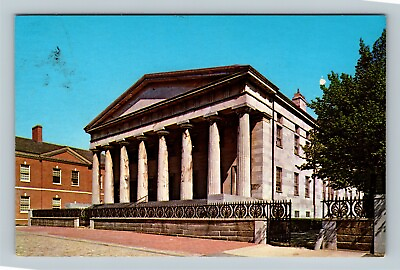 #ad Second Bank Of The US Custom House Philadelphia Pennsylvania Vintage Postcard