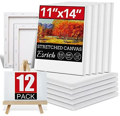 #ad 12 Pack Canvases for Painting with 11x14 Painting Canvas for Oil amp; Acrylic Pa