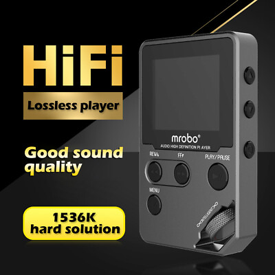 #ad HiFi Music MP3 Player Bluetooth Lossless DSD DAC High Resolution Bulit in 8GB US