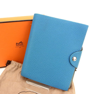 #ad Hermes notebook Blue Woman Authentic Used M1125