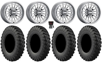 #ad MetalFX Delta Contrast Cut 15quot; Wheels Gm 32quot; MotoRally Tires Commander Maverick