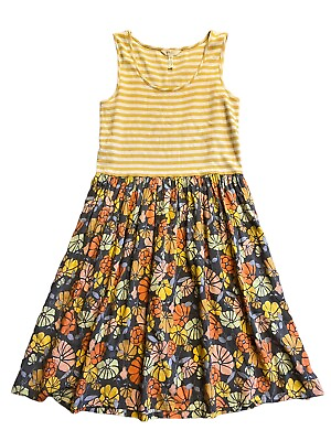 #ad Matilda Jane Sun Dress Large L Girls Sleeveless Multicolor Striped Pullover EUC