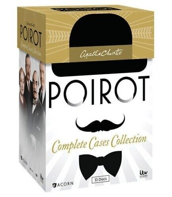 #ad Agatha Christies Poirot Complete TV Series Seasons 1 13 DVD 33 Disc Box Set