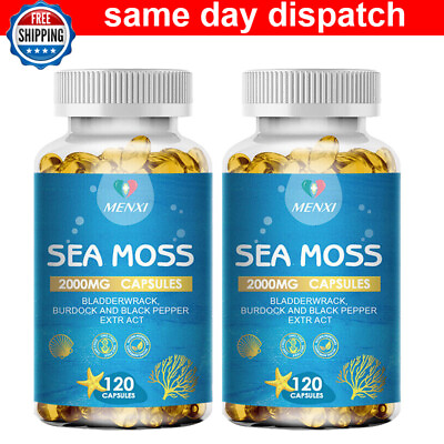 #ad Organic Irish Sea Moss Burdock Root Bladderwrack Powder Immune amp; Thyroid Care