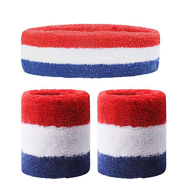 #ad Cotton American Sweatbands For Wrist And Head Breathable Sweat Absorbent Bands