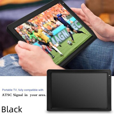 #ad 1x Portable 12#x27;#x27; TFT LED HD TV ATSC Television Digital Analog Car Home HDMI VGA