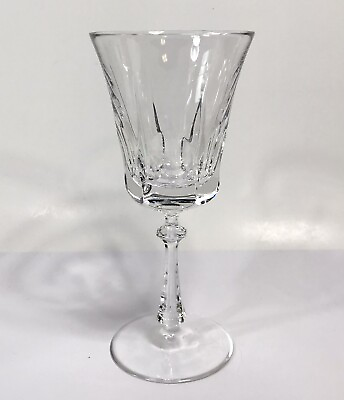 #ad Gorham Crystal Wine Glass French Cathedral Stemware Replacement Fault
