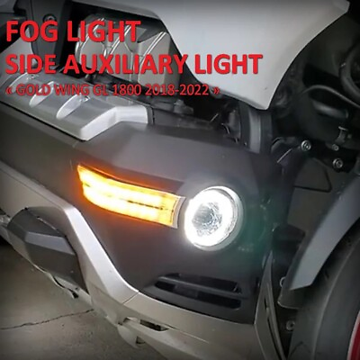 #ad LED Fog Lamp Side Auxiliary Decorative For Honda Goldwing 1800 GL1800 2018 2022
