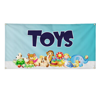 #ad Vinyl Banner Multiple Sizes Toys Outdoor Advertising Printing B Characters Toys