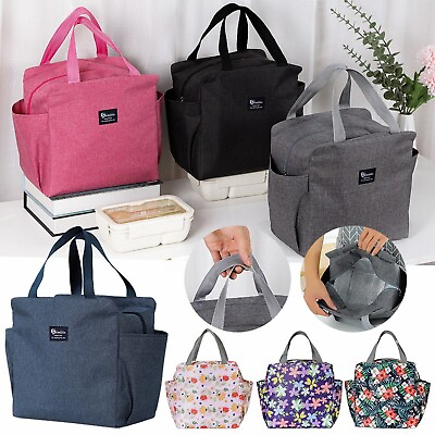 #ad Insulated Lunch Bag Totes Cooler Large Bento Lunch Box Bag for Women Girl Office