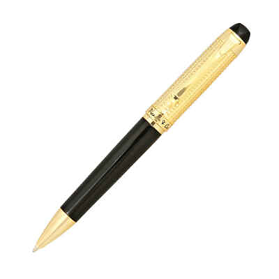 #ad Picasso and Co Gold Plated Black Lacquer Ballpoint Pen PS926BTGDB