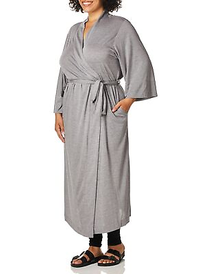 #ad Natori Women#x27;s Shangri la Solid Knit Robe Heather XX Large Grey
