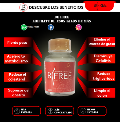 #ad BFREE pills ... Natural Fat Burner Stimulates Metabolism