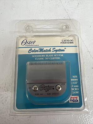 #ad Oster Professional Replacement Clipper Blade Size 00000 76918 006 Classic 76