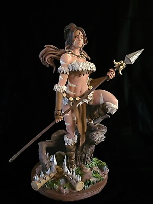 #ad Jungle Girl Statue 1 3 Scale