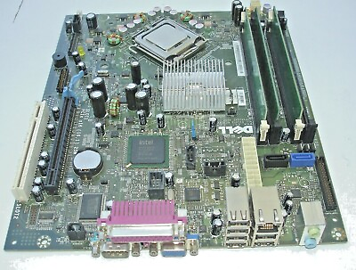 #ad DELL 0PU052 MOTHERBOARD INTEL CORE DUO SLA9V CPU 3GB RAM